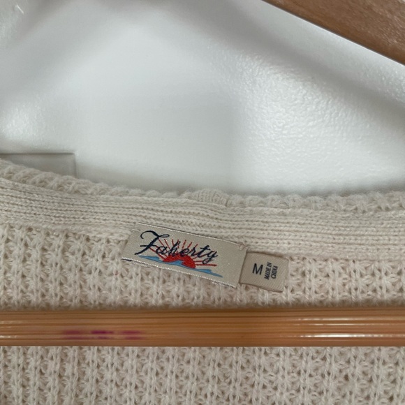 Faherty hoody sweater. Super soft - Picture 5 of 5